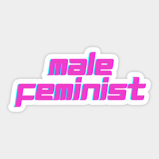 male feminist for men Sticker